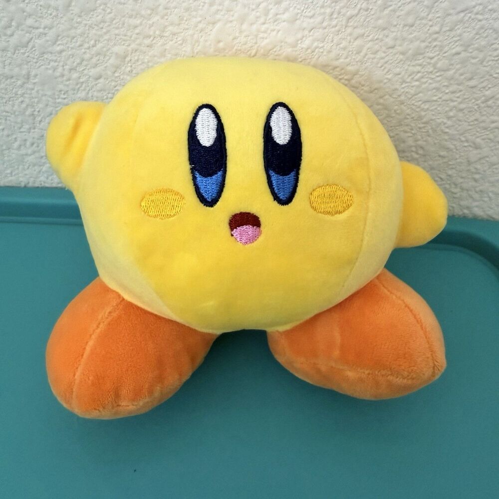 Kirby Yellow Plush Stuffed Toy 5.5” Teresa Trading Japan Video Game Character